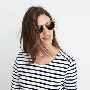 Madewell Striped Knit Dress